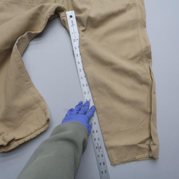 Nili Lotan Womens Luna Pants Size 10 Beige Drop Crotch Linen Blend Trousers - Picture 10 of 13